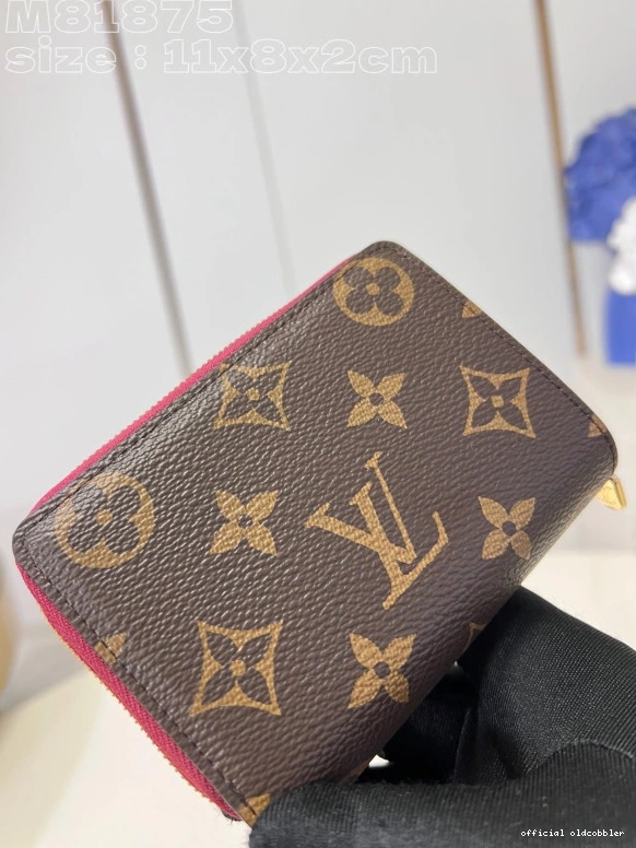 Official oldcobbler WALLET-11.5*8.5*2.2cm LOUIS VUITTON Lou 0805